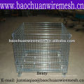 High quality save space stacking containers/steel wire in store(manufacturers)